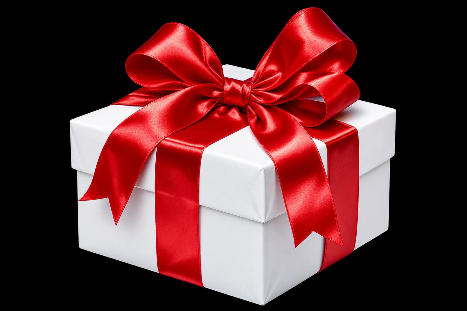 Illustration of a wrapped gift box